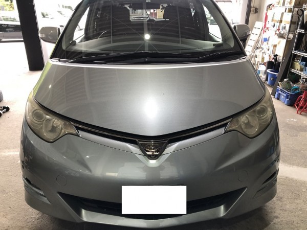 ブログ 北村自動車 エスティマ ヘッドライト交換 タイヤピット 交換工賃 値段は全国統一