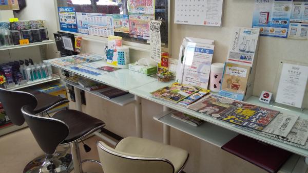 店内待合室