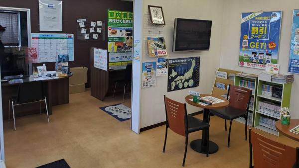 待合室です！