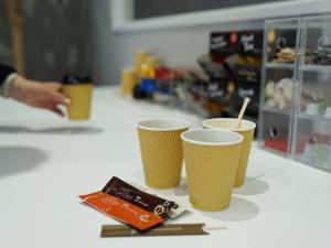 ショールーム内ドリンクバー
