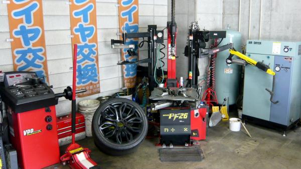 最新機材で作業