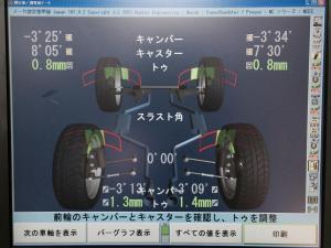 高精度アライメントテスター完備！