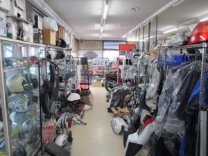 バイクパーツも多数展示販売！