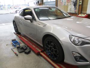 トヨタ　８６に１７インチお取り付け