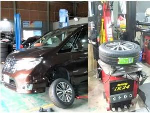 NISSAN　セレナ　タイヤ交換☆