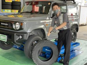 人気のオフロードタイヤへの交換もお任せ！