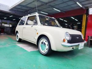 新品　ホイール交換　NISSAN PAO　マルカ ガスシアシスコ14インチ　NANKANGホワイトリボン 155/65R14