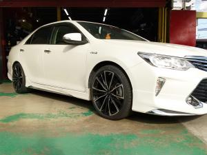 新品　ホイール交換　トヨタカムリ50系後期（CAMRY）　CHRONUS CH-110 20×8.5J　MINERVA 245/35R20