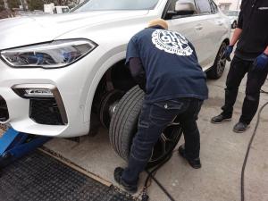 BMW　タイヤ交換、取り付けしました(*^^*)