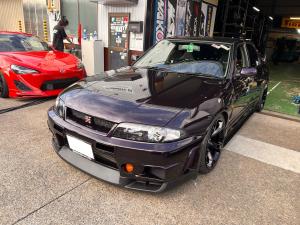 日産 R33 GTR 275/30R19 タイヤ交換！！