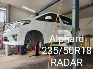 アルファード　RADAR-TIRE装着