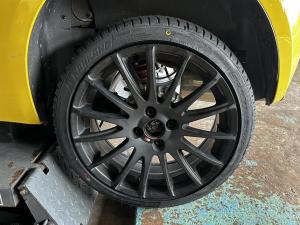 フィアット500C　NANKANG AS-3　タイヤ交換