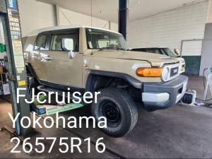 YOKOHAMA　MUDTIRE装着