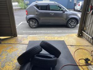 小田原市 タイヤ持ち込み交換OK イグニス 175/60R16 エフィシェントグリップ RVF02[EfficientGrip RVF02] スタッドレスタイヤ